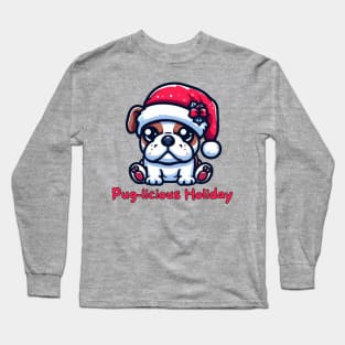 Merry Pugmas Long Sleeve T-Shirt